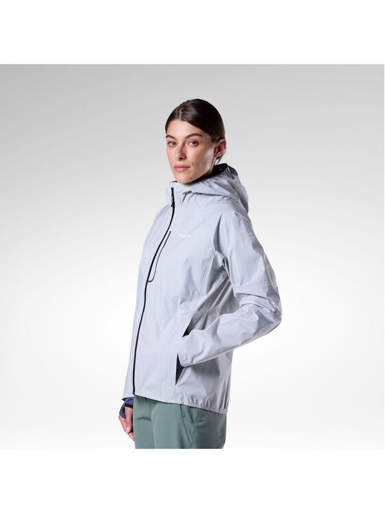 Rossignol Rossignol Kurtka przeciwdeszczowa W Rainproof 2.5L Shell Jkt Szary jasny Regular Fit