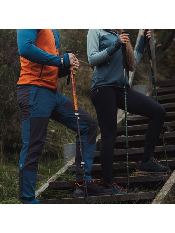 Alpinus Alpinus Spodnie outdoor Dekan Granatowy Regular Fit