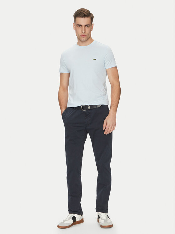 Lacoste Lacoste T-shirt TH6709 Svijetloplava Regular Fit