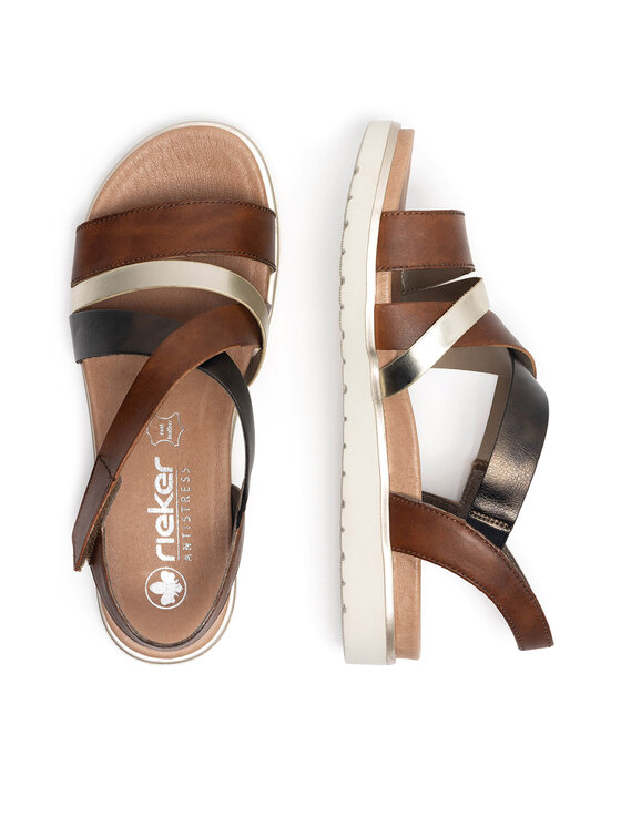 Rieker Rieker Sandalen V5073-24 Braun