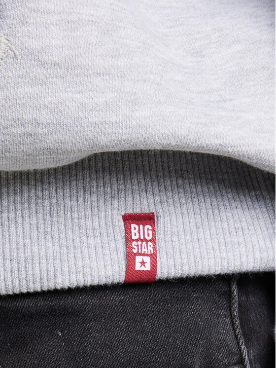 BIG STAR BIG STAR Bluza SUSANA Szary Basic Fit