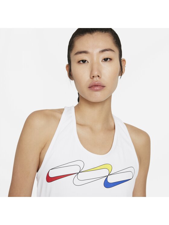 Nike Nike Top Dri-FIT Retro Bianco Regular Fit