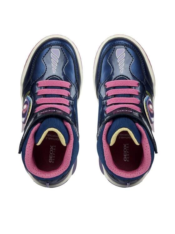Geox Geox Sneakersy J Inek Girl J36ASB 0NFEW C4243 D Granatowy