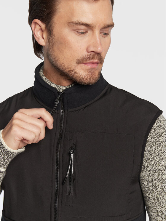 Blend Blend Weste Sweat 20714280 Schwarz Regular Fit