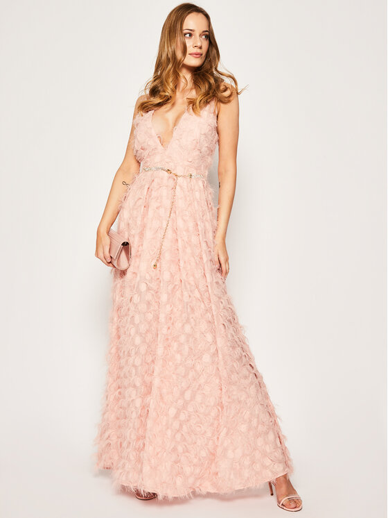 Babylon Vakarinė suknelė S00977 Rožinė Regular Fit • Modivo.lt