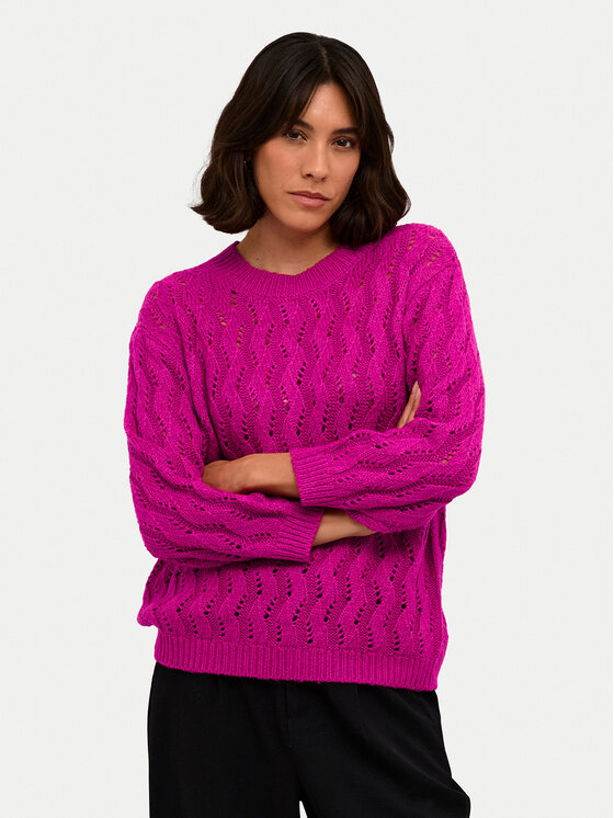 Kaffe Kaffe Sweater Lena 10508807 Rózsaszín Regular Fit