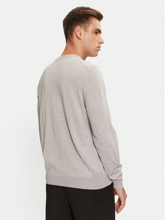 BOSS Boss Sweter Botto-L 50476364 Szary Regular Fit