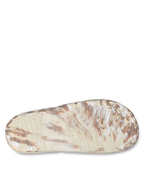 Crocs Crocs Klapki Classic Marbled Slide 206879 Beżowy