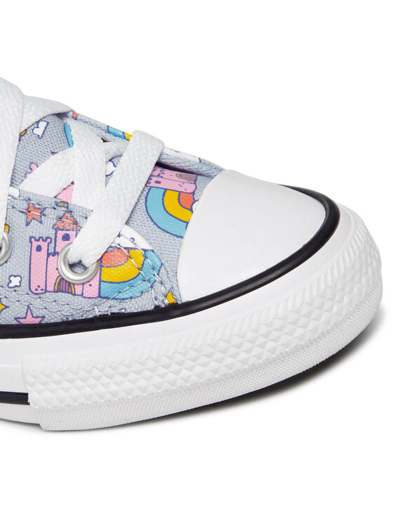 Converse Converse Modne superge Chuck Taylor All Star Rainbow Castles 372943C Modra