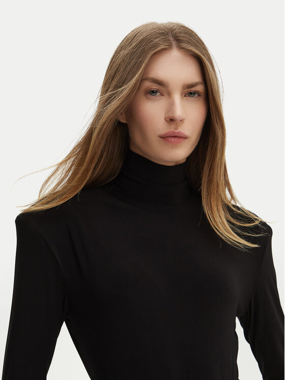 NORMA KAMALI NORMA KAMALI Večerní šaty KK3243PLF87001 Černá Slim Fit
