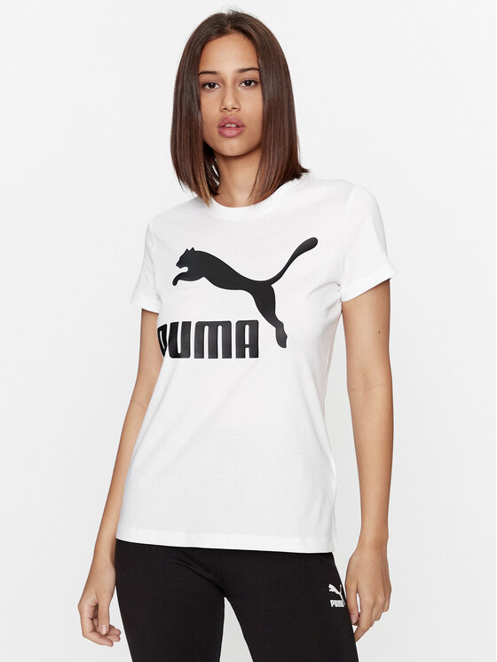 Puma T-shirt Classics Logo 530076 Bijela Regular Fit