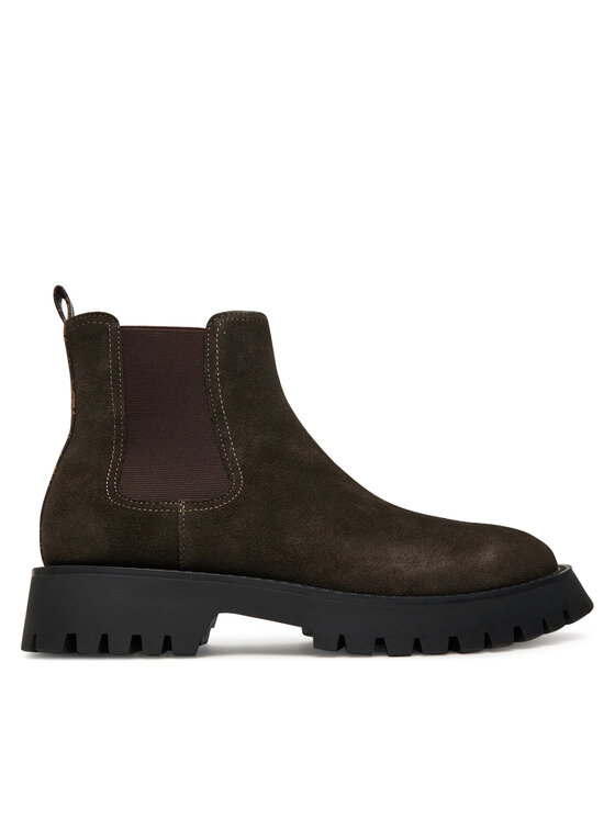 Guess Guess Kotníková obuv s elastickým prvkem FMTGOM SUE10 Hnědá