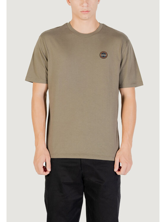Napapijri Napapijri T-Shirt S-BADGE SS 1 Πράσινο Casual Fit