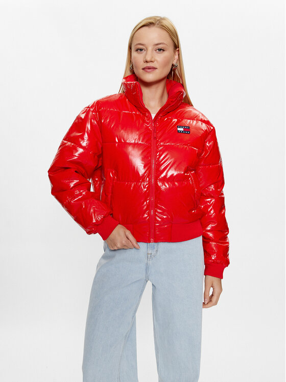 Tommy Jeans Tommy Jeans Zimné bundy DW0DW16098 Červená Relaxed Fit