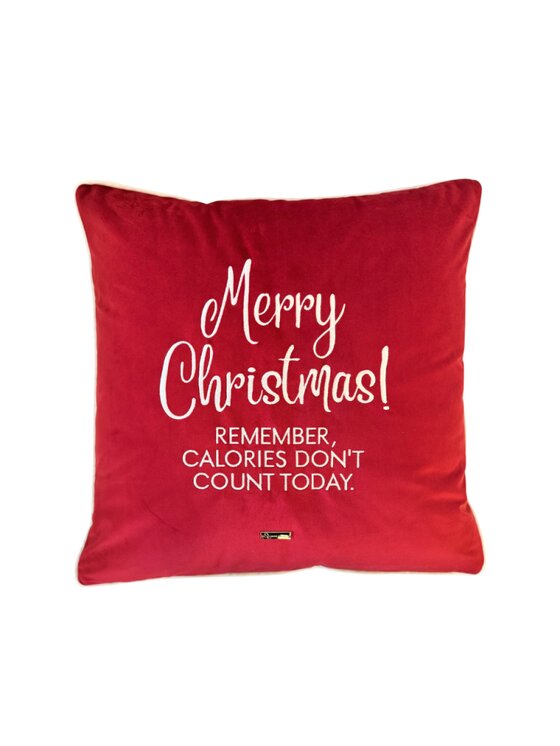 Sweet Living Sweet Living Poduszka dekoracyjna MERRY CHRISTMAS REMEMBER Biały