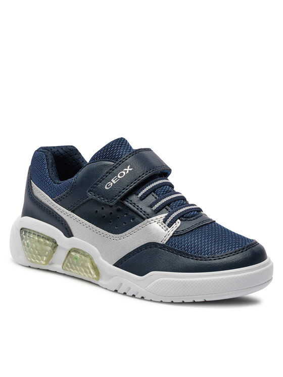 Geox Geox Sneakersy J Illuminus Boy J45GVC 0BU11 C0673 D Tmavomodrá