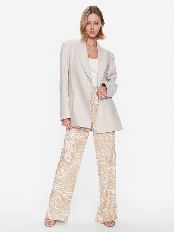 Calvin Klein Calvin Klein Сако Linen Tailored K20K205225 Бежов Relaxed Fit