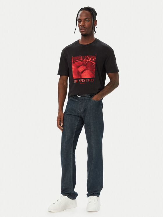 HUGO HUGO T-Shirt Dikems 50568628 Černá Relaxed Fit
