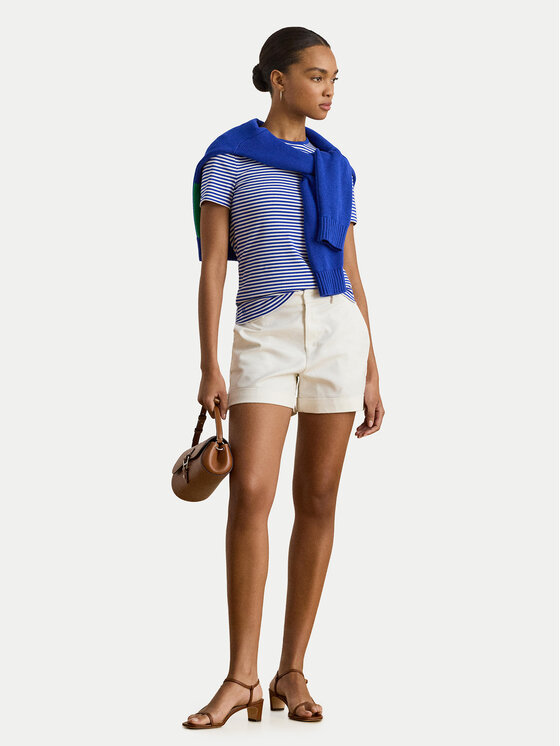 LAUREN RALPH LAUREN LAUREN RALPH LAUREN Majica 200P03721004 Modra Slim Fit