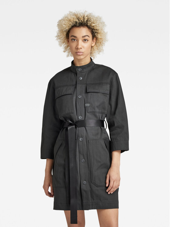 G-Star Raw G-Star Raw Джинсова сукня D17878-D189-1 Чорний Regular Fit