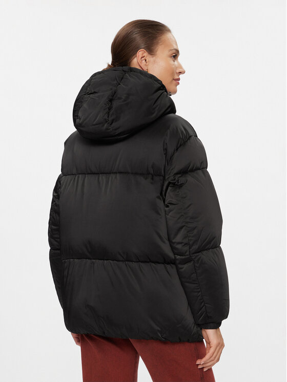 Tommy Jeans Tommy Jeans Zimní bunda Ovr Satin DW0DW16586 Černá Regular Fit