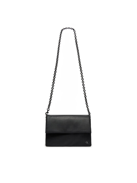 Calvin Klein Jeans Calvin Klein Jeans Ročna torba Micro Mono Ew Flap25 Pu K60K611947 Črna