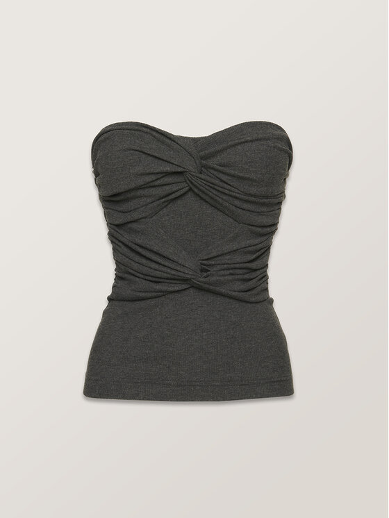 La Mania La Mania Top LANA Šedá Classic Fit