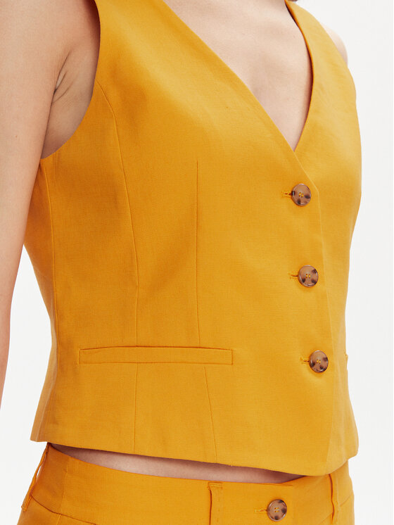 Marella Marella Weste Bananas 2413151012 Orange Regular Fit