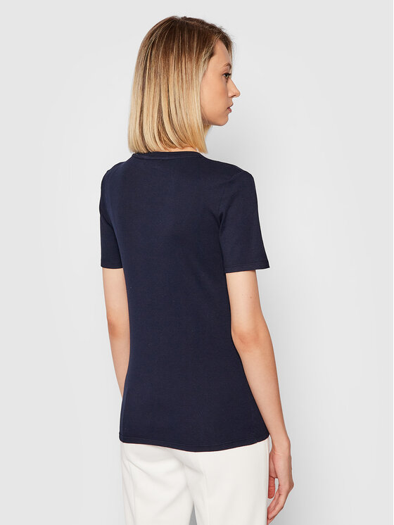 United Colors Of Benetton United Colors Of Benetton T-krekls 3GA2E4230 Tumši zils Regular Fit