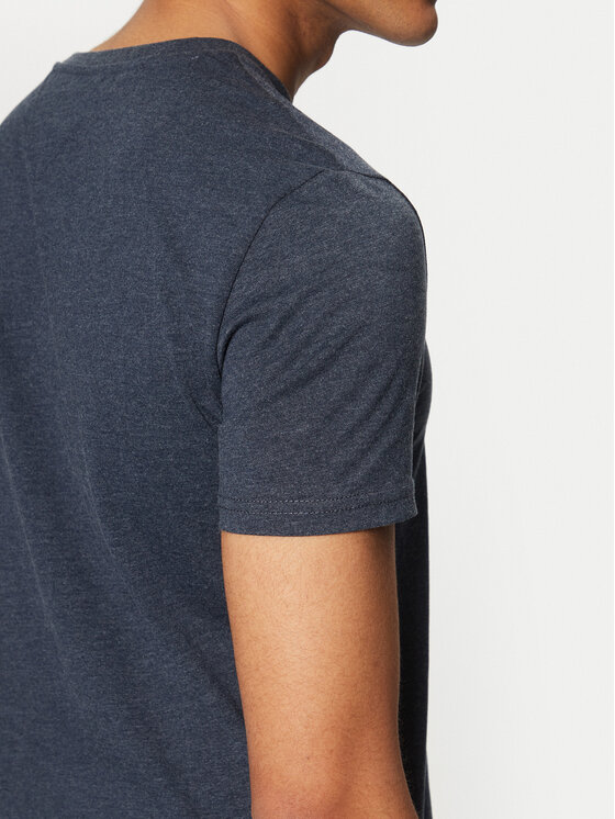 Tommy Jeans Tommy Jeans T-Shirt Jaspe DM0DM20363 Granatowy Slim Fit