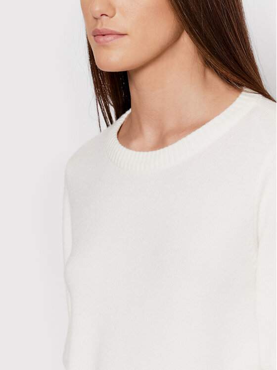 Vila Vila Maglione Ril 14054177 Bianco Regular Fit