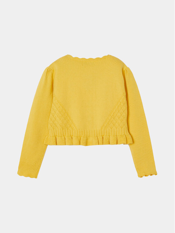 Mayoral Mayoral Kardigāns 3354 Dzeltens Regular Fit