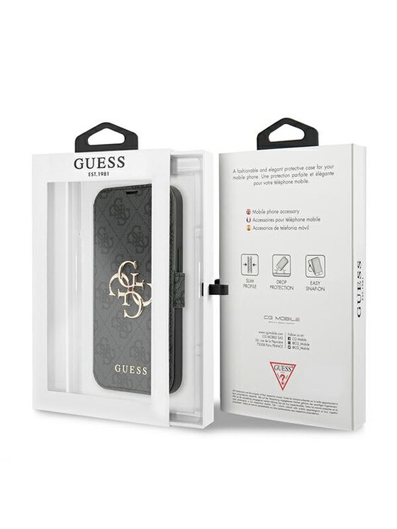 Guess Guess Etui na telefon iPhone 13 Pro Szary