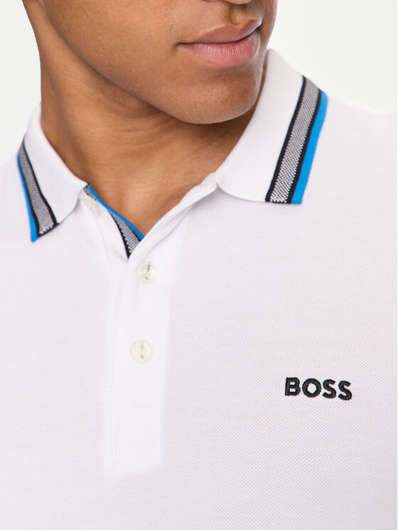 BOSS Boss Polo Paddy 50469055 Bijela Regular Fit