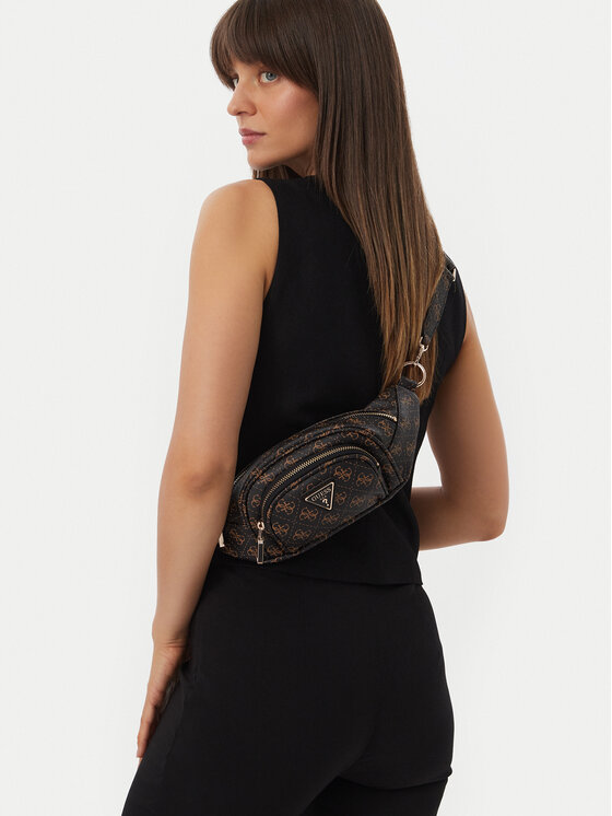 Guess Torbica oko struka﻿ Latona Travel TWHQ92 11080 Crna