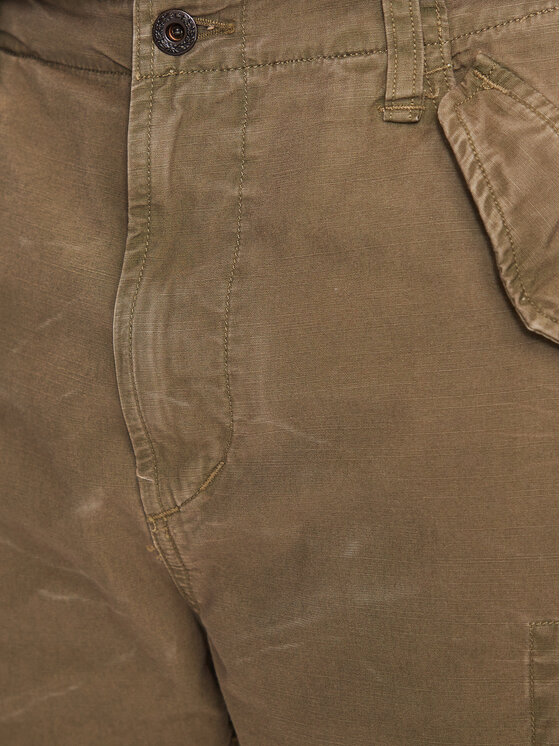 Polo Ralph Lauren Polo Ralph Lauren Medžiaginės kelnės 710877831002 Žalia Slim Fit