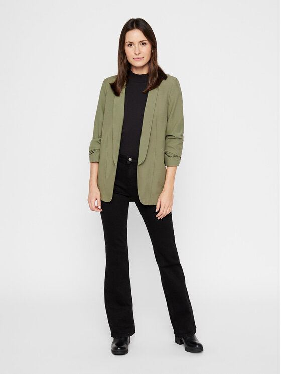 Pieces Pieces Marynarka 17090996 Zielony Regular Fit