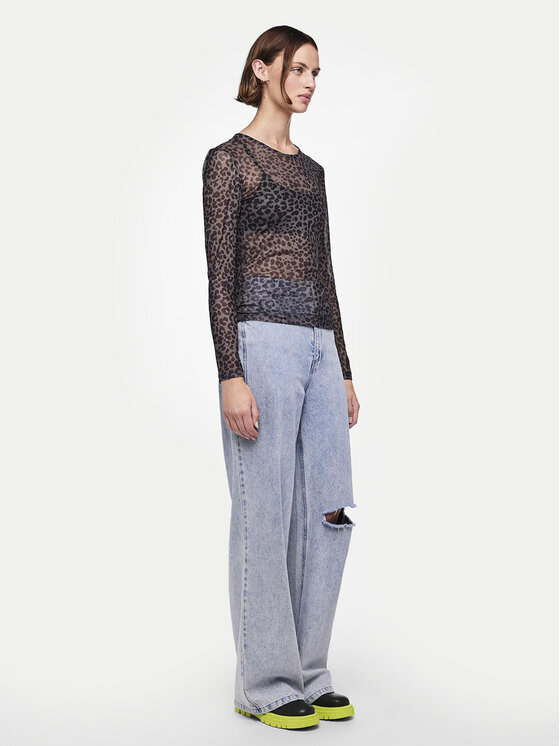 Pieces Pieces Μπλουζάκι 17141116 Μαύρο Slim Fit