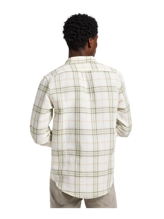Lee Lee Koszula 112363903 Zielony Regular Fit