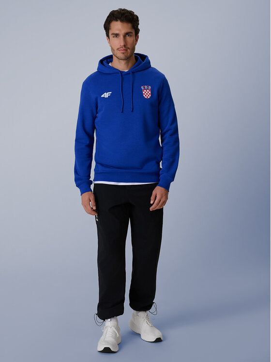 4F 4F Bluza TEAMWEAR Niebieski Regular Fit