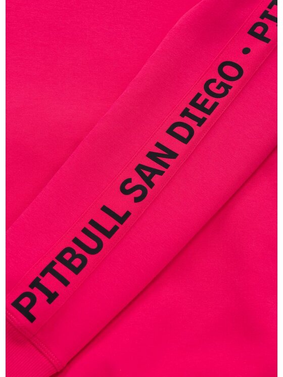 PITBULL PITBULL Bluza TAPE EXPLORY Różowy Regular Fit