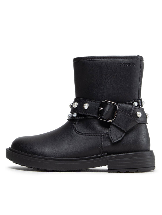 Geox Geox Botine J Eclair G.E J269QE 000BC C9999 S Negru
