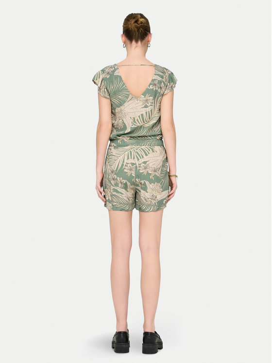 ONLY ONLY Szorty materiałowe Palina 15324504 Zielony Regular Fit
