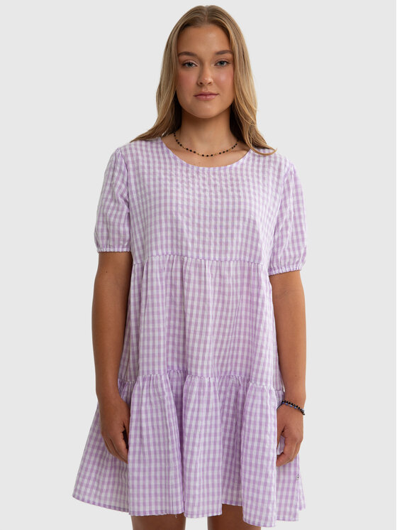 BIG STAR BIG STAR Sukienka codzienna AMELIA Fioletowy Comfort Fit