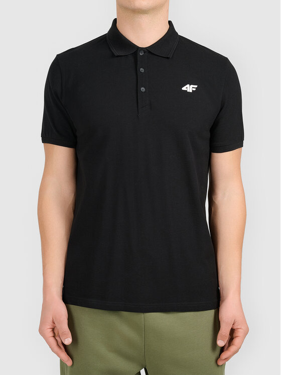 4F 4F Polo TPTSM0771-20 Czarny Active Fit
