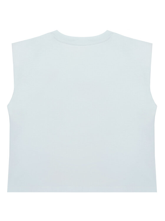 Guess Guess Top J6GI12 K8HM4 Błękitny Regular Fit