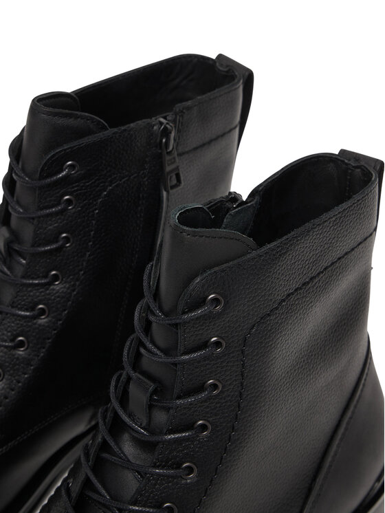 Tommy Hilfiger Tommy Hilfiger Kozačky Corporate FM0FM05577 Černá