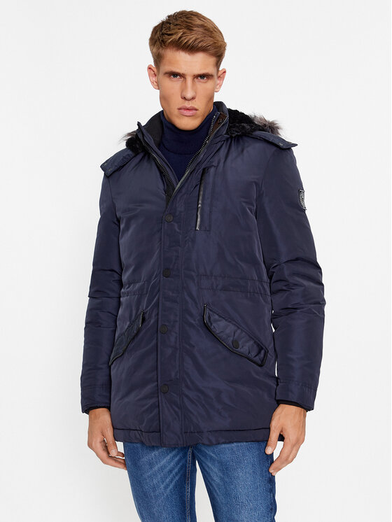Guess Guess Parka M3BL20 WFOW2 Niebieski Regular Fit