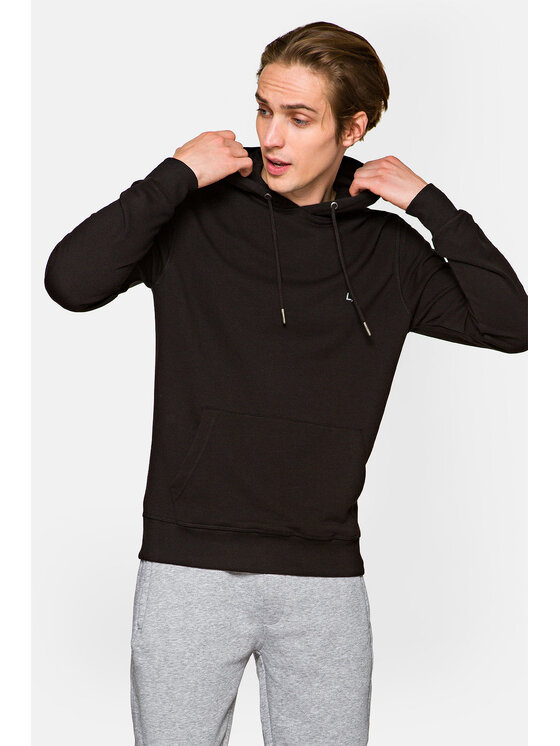 Lancerto Lancerto Bluza Skyler Czarny Regular Fit