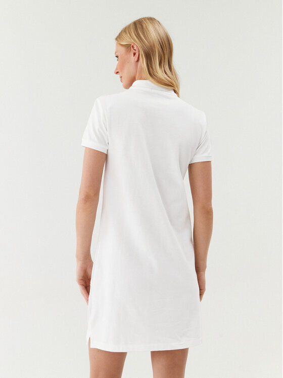 Polo Ralph Lauren Polo Ralph Lauren Ежедневна рокля Polo Shirt Shop 211799490017 Бял Regular Fit